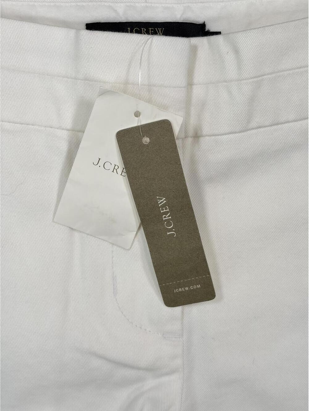 NWT J. Crew 4" White Chino Shorts Size 2 Preppy Coastal Classic Summer Staple - Picture 3 of 12